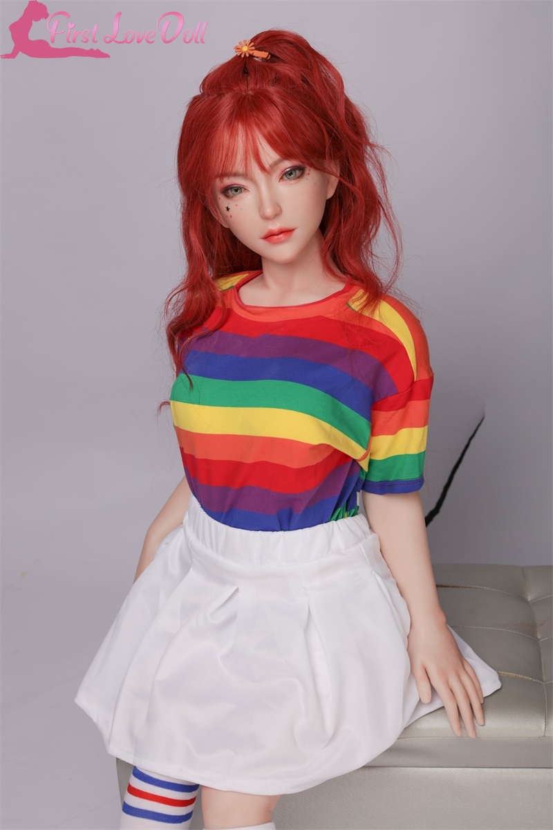 Poppy- 4ft 3/130cm A Cup Mini Silicone Sex Doll-First Love Doll