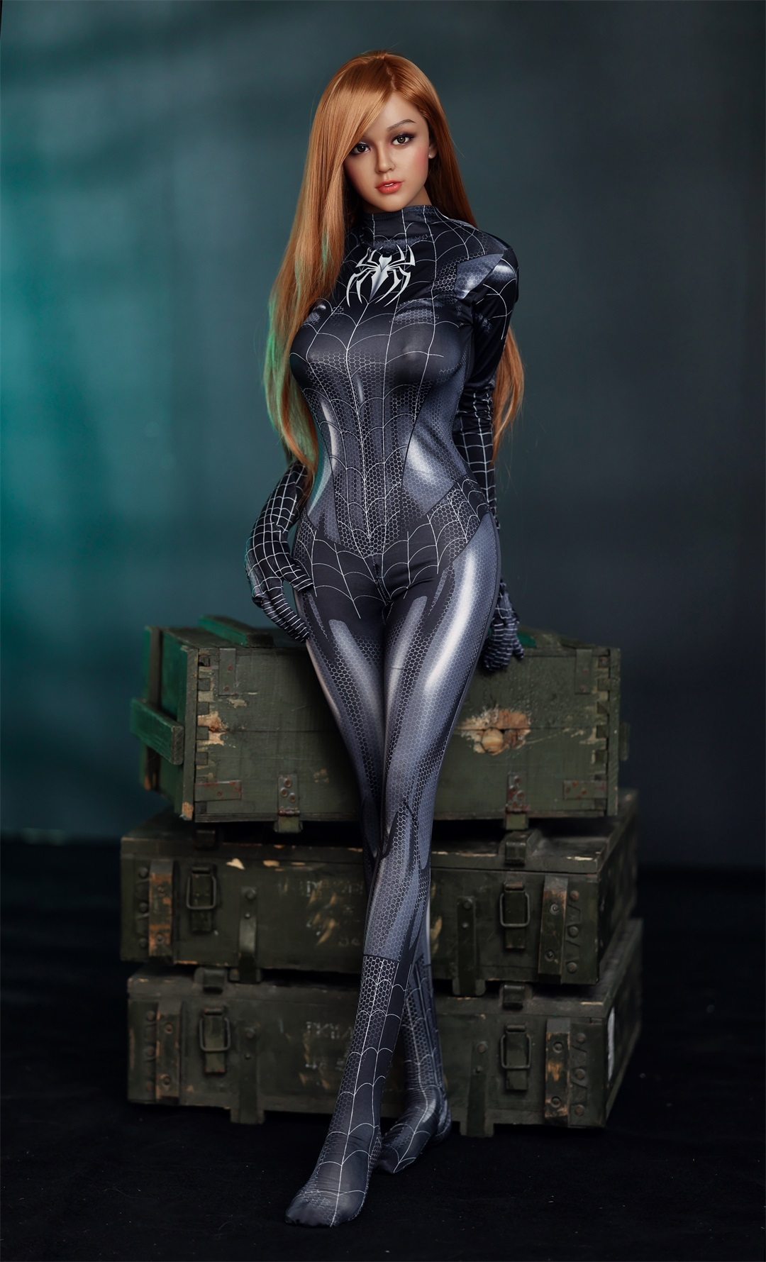 Janet - 5ft 2 /158cm Medium Breast With Brown Hair Realistic Sex Doll (5 Size)-First Love Doll