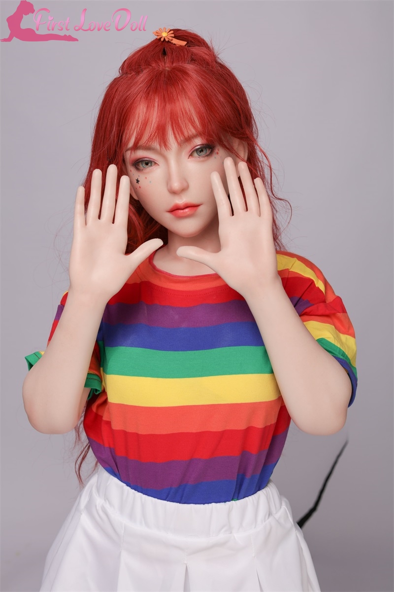 Poppy- 4ft 3/130cm A Cup Mini Silicone Sex Doll-First Love Doll