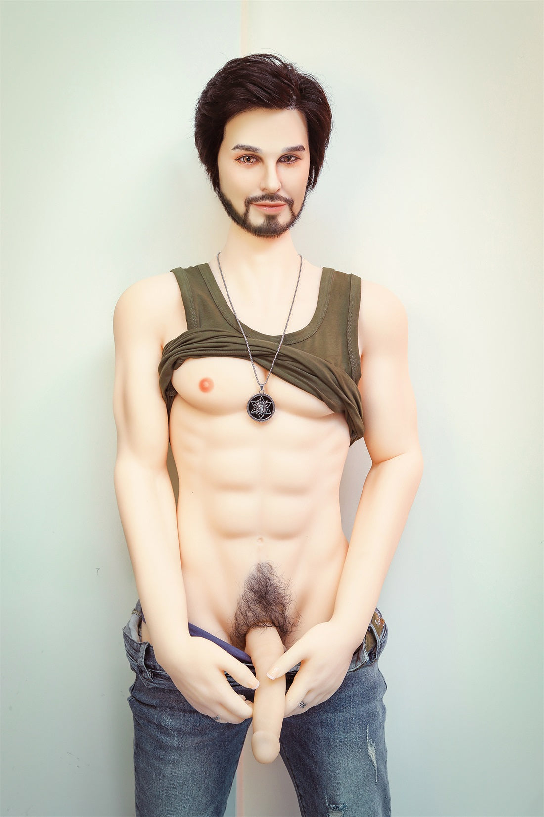 Micheal - 5ft 4 (162cm) Enthusiastic Bearded Style Male Sex Doll For Women-First Love Doll
