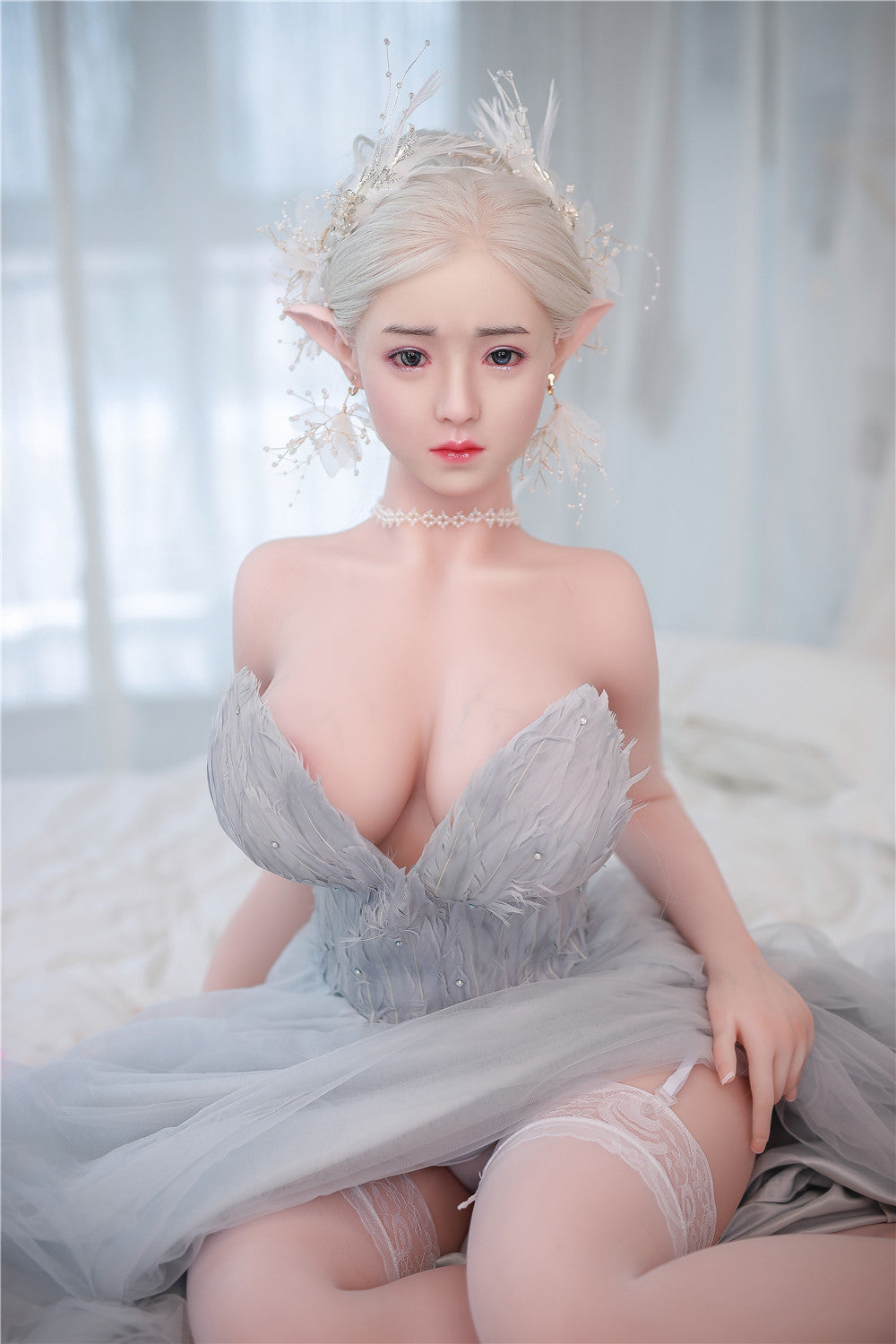 JY | JingYa-5ft 2/157cm Silicone Head Big Breasts Sex Doll