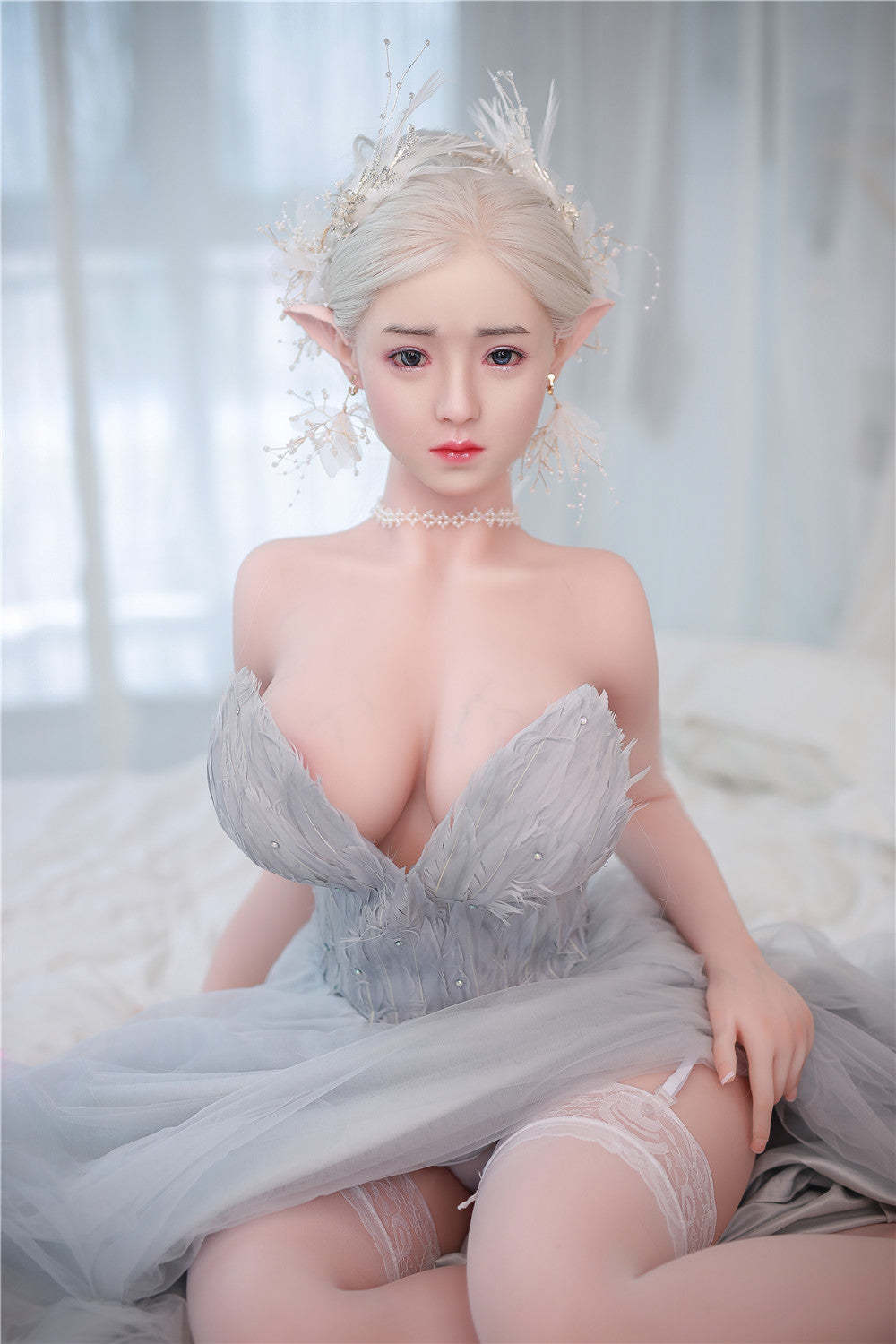JY | JingYa-5ft 2/157cm Silicone Head Big Breasts Sex Doll