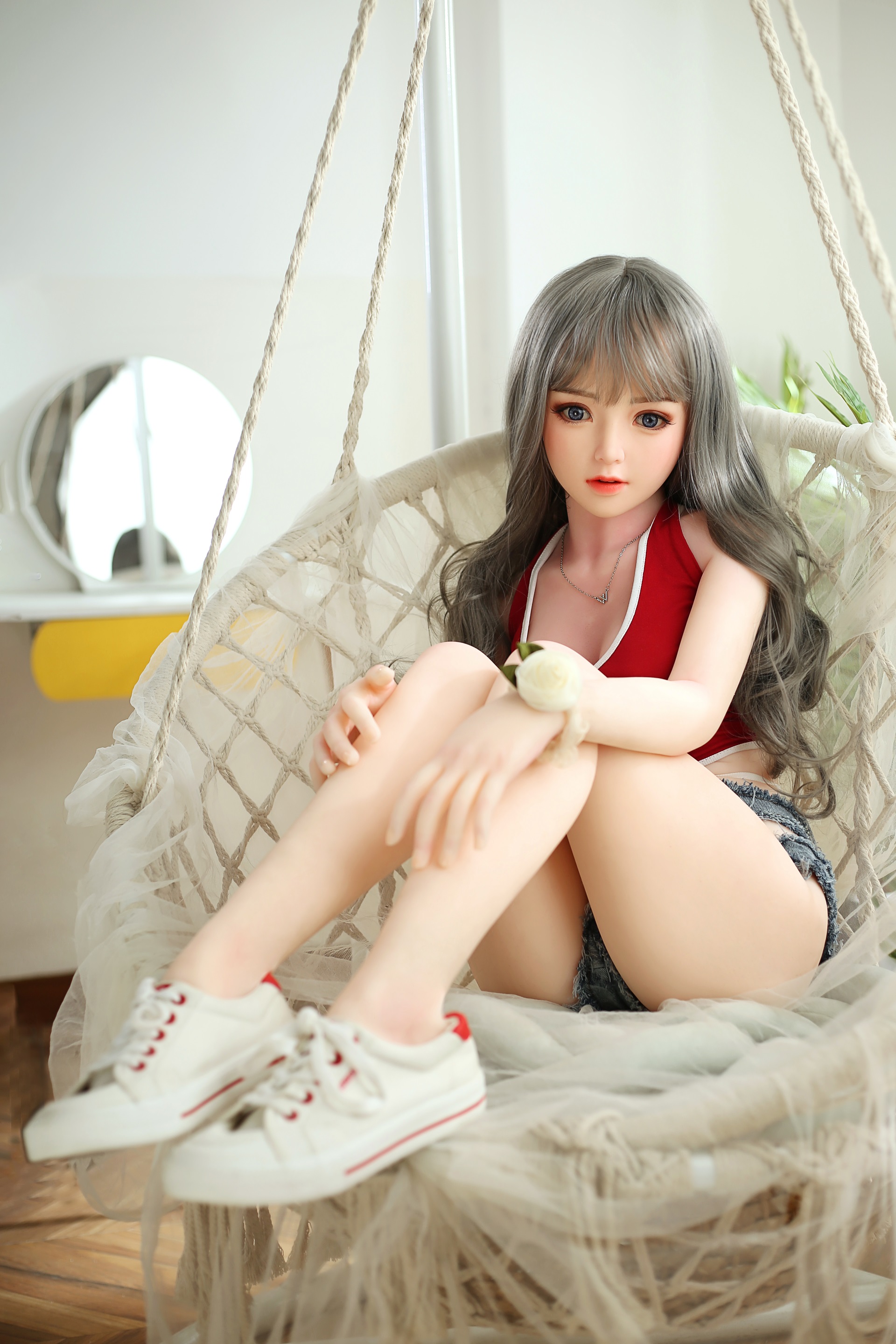 MESE Doll | 145cm(4ft 8) Small Breast Silicone Head Sex Doll - Bella