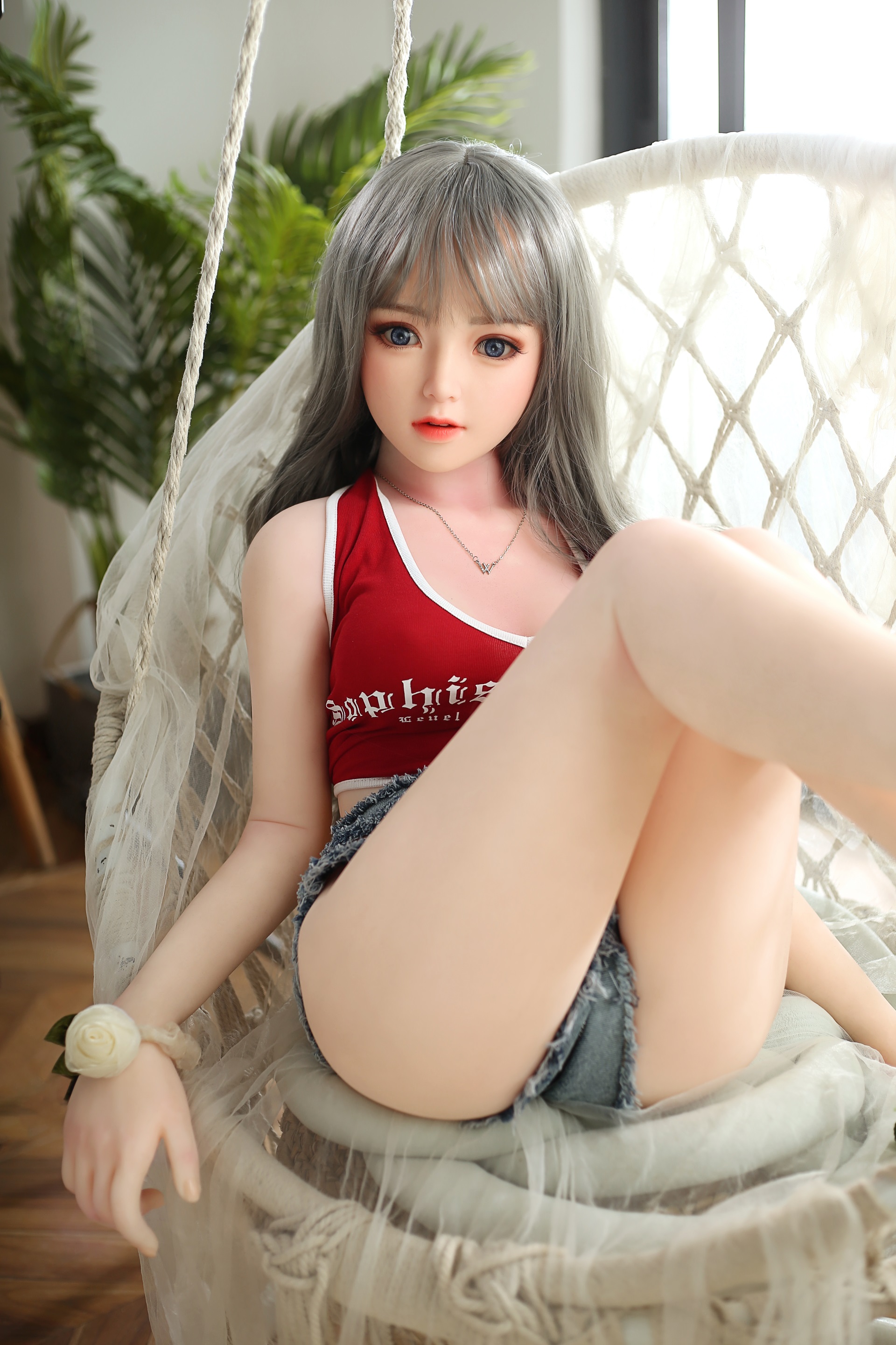 MESE Doll | 145cm(4ft 8) Small Breast Silicone Head Sex Doll - Bella