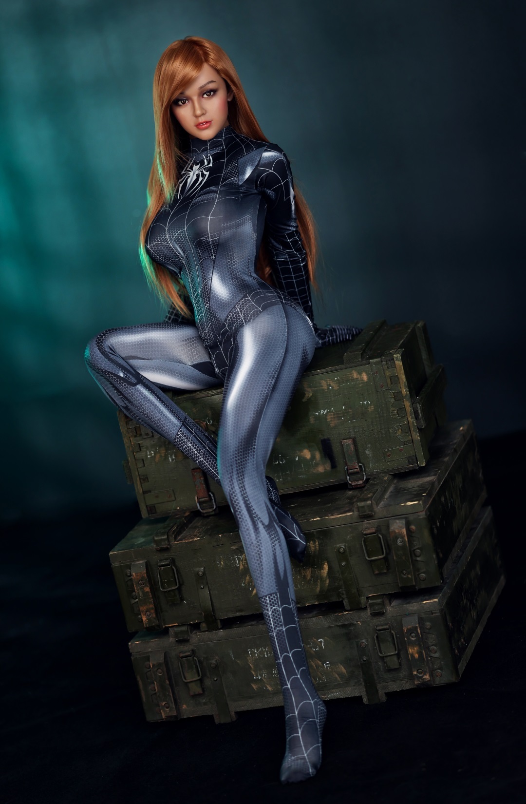 Janet - 5ft 2 /158cm Medium Breast With Brown Hair Realistic Sex Doll (5 Size)-First Love Doll