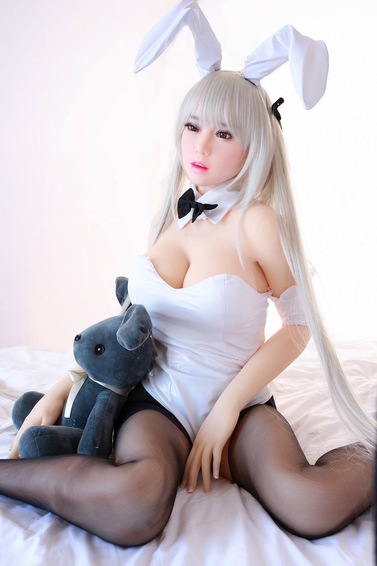 Denali - 5Ft2(158cm) Top Quality TPE Sex Doll With White Hair (In Stock EU)-First Love Doll