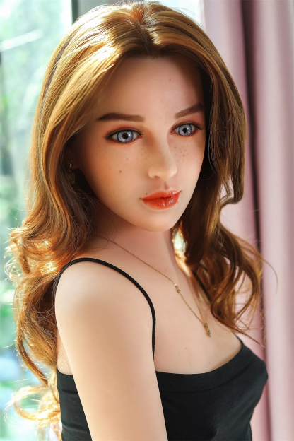 Ambre - 5Ft 3(159cm) A Cup Freckle Style Lovely Realistic Sex Doll (In Stock US)-First Love Doll