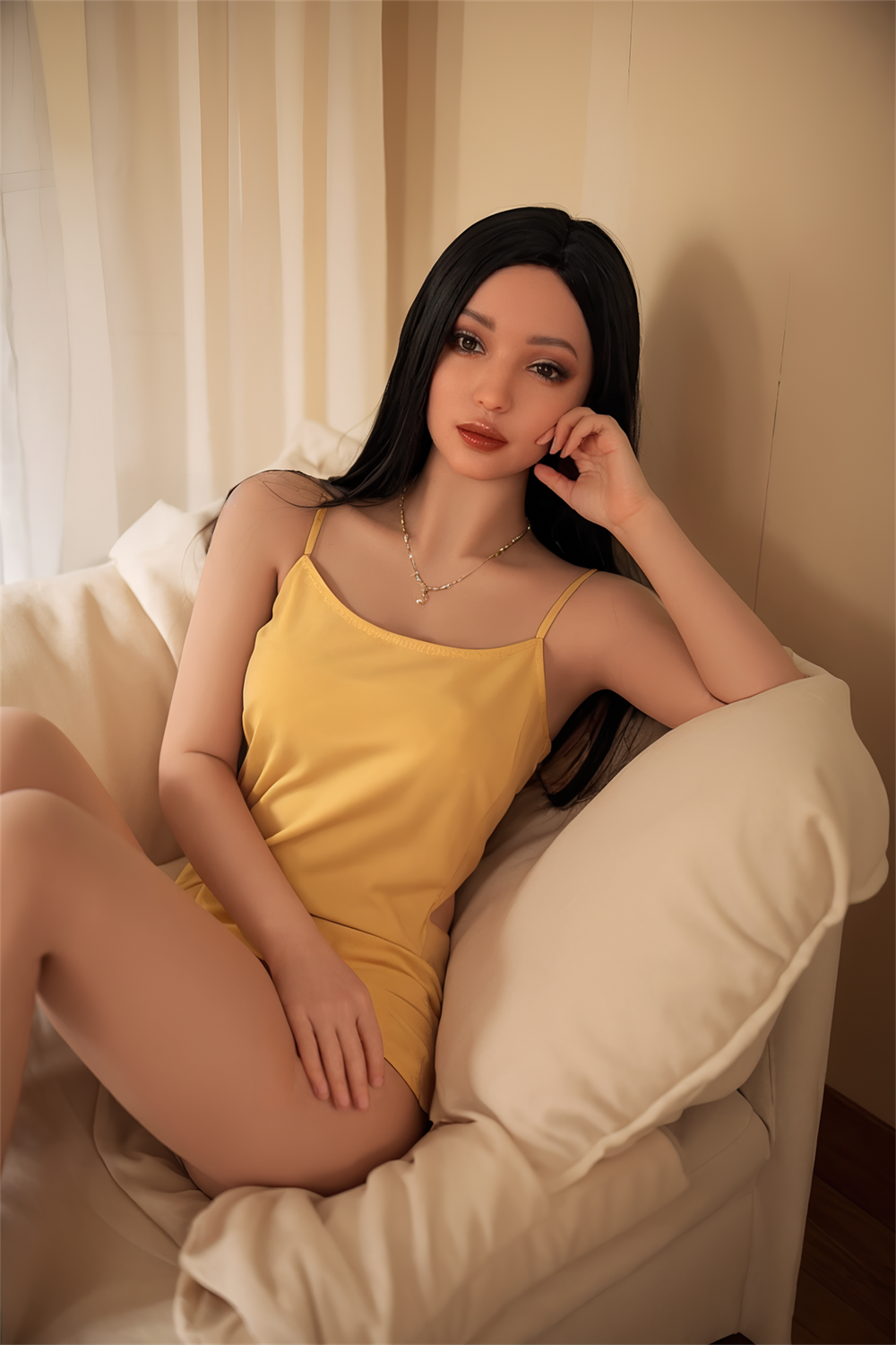 Alaina - 5ft 5/166cm Big Breasts Silicone Head Sex Doll 