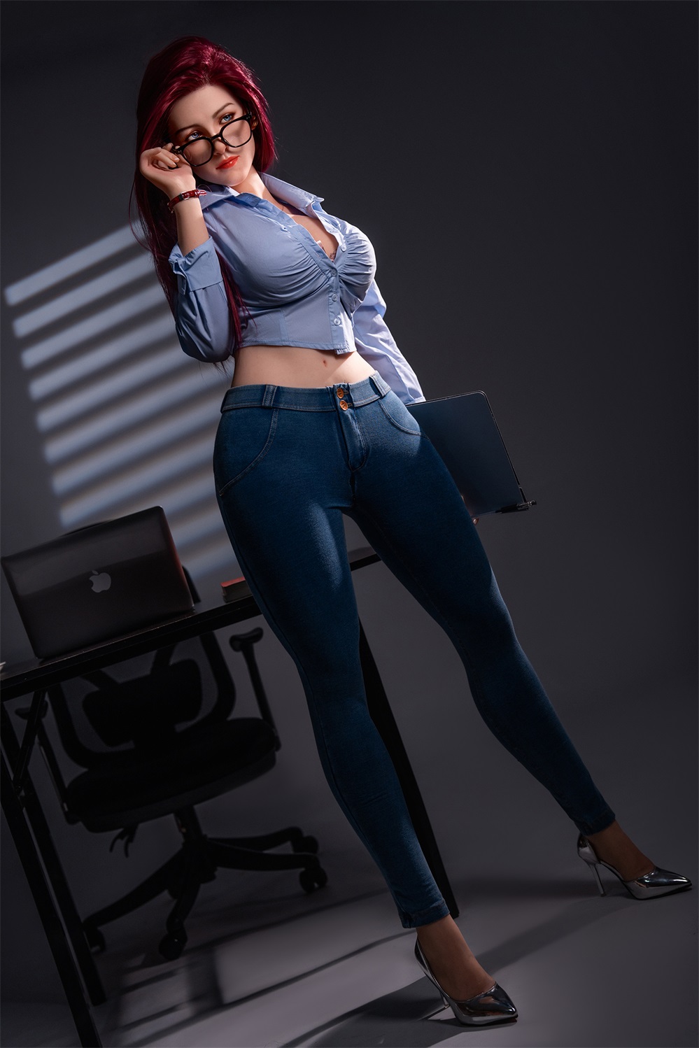 Ilona - 5ft 6.5/169cm Office Sex Doll With Option To Add Blowjob E-Hips Sucking 3 In 1
