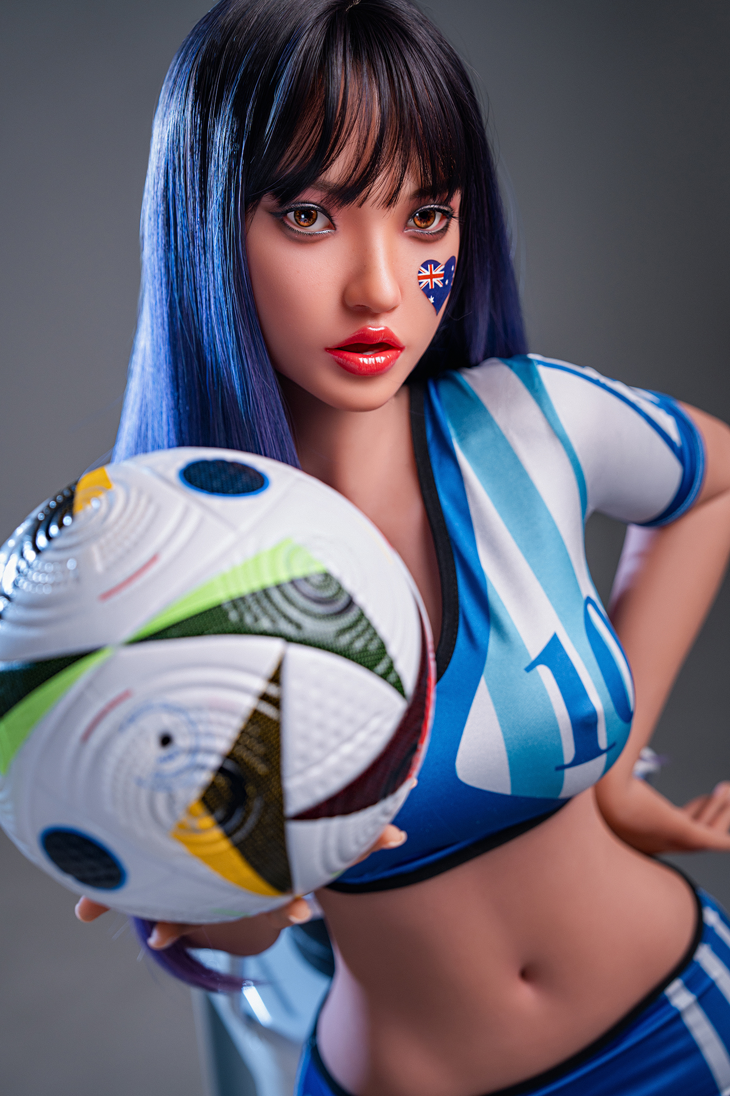 Judi-4ft 11/152cm ROS Mediun Breast Silicone Head Sex Doll