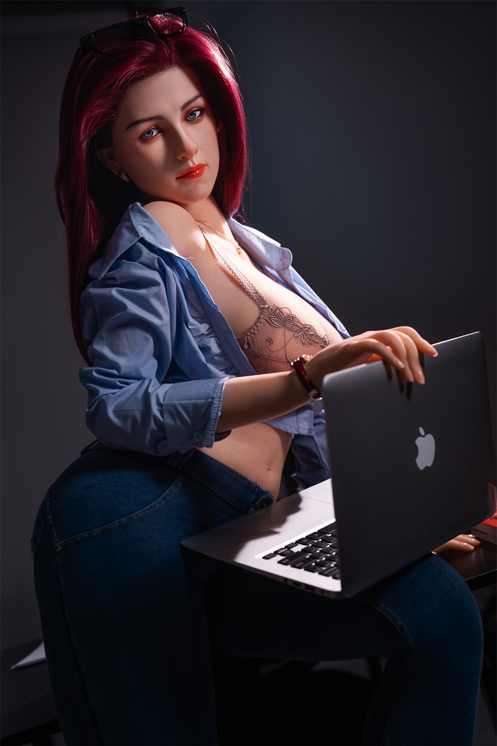 Ilona - 5ft 6.5/169cm Office Sex Doll With Option To Add Blowjob E-Hips Sucking 3 In 1