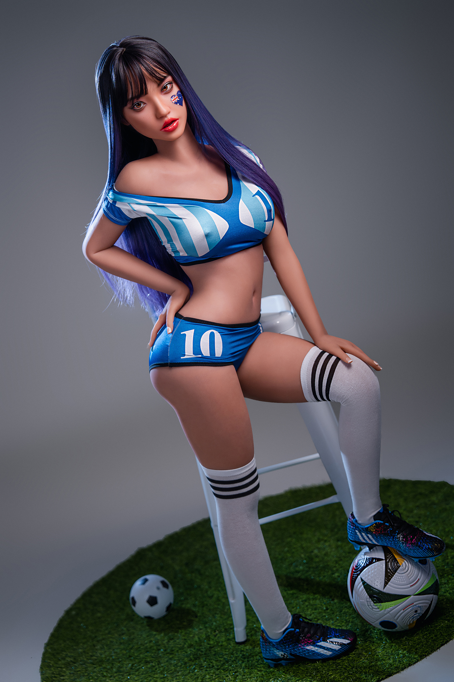 Judi-4ft 11/152cm ROS Mediun Breast Silicone Head Sex Doll
