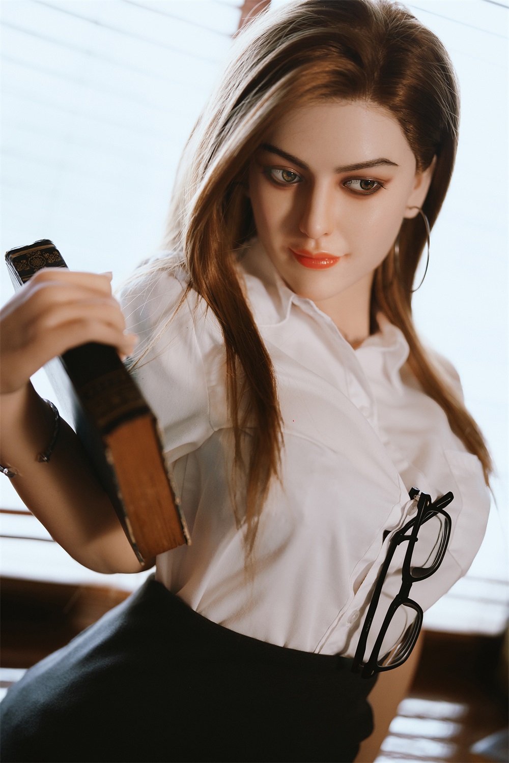 Eleanor - 5ft 3/160cm Big Breasts Silicone Head Sex Doll