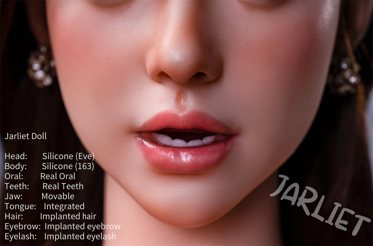 Jarliet |Manya-5ft 4/163cm Real Oral Moveable Jaw Silicone Sex Doll
