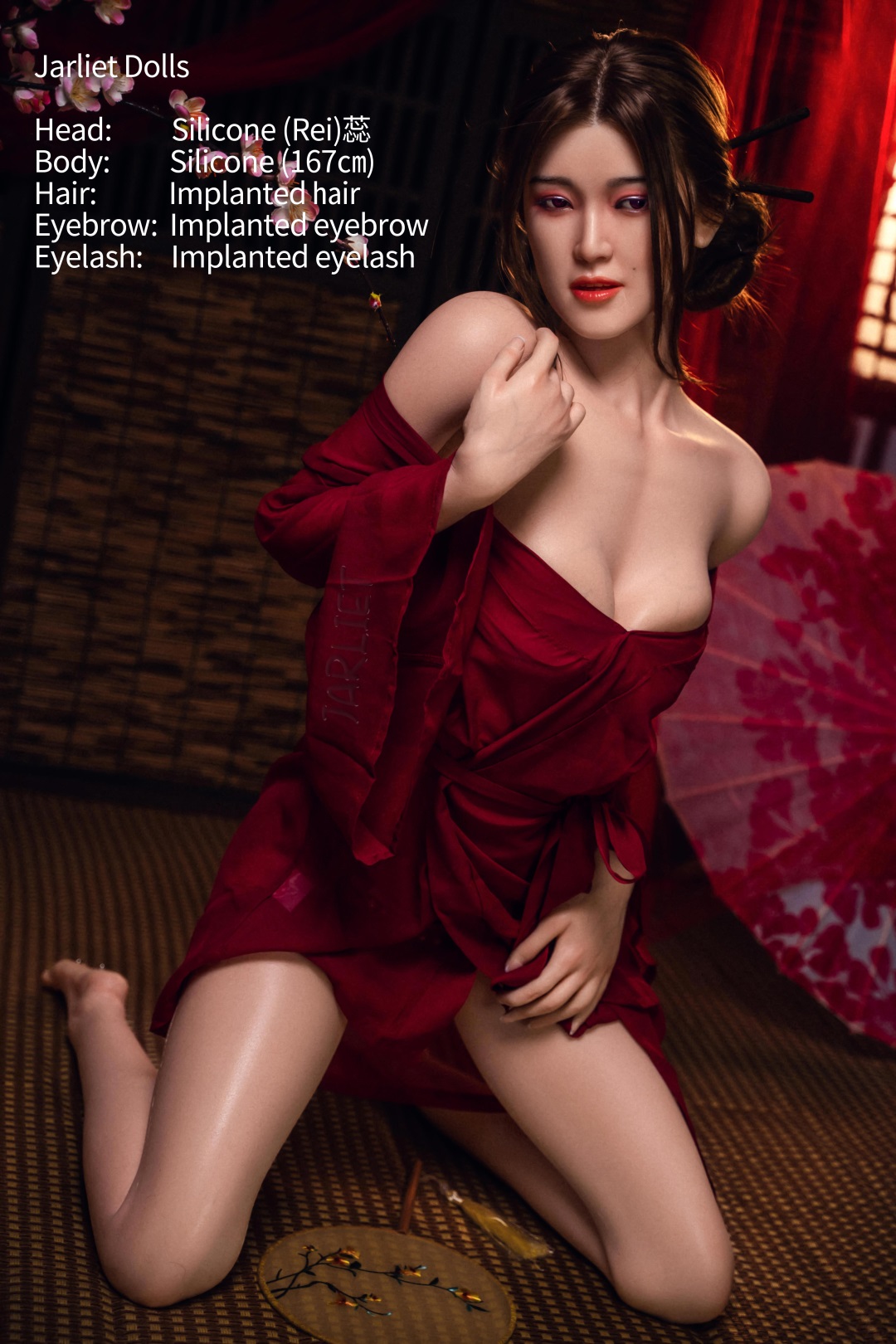 Jarliet丨Rei -5ft 5/167cm Asian Silicone Sex Doll-Honeylovedoll