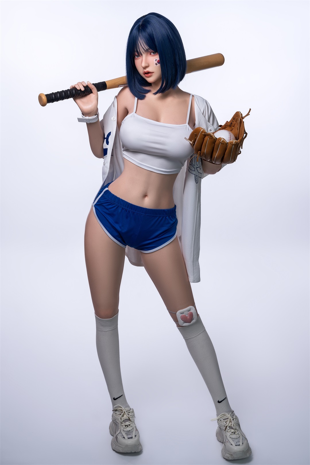 Orange In丨Anabel-5ft 2/158cm Movable Jaw Silicone Sex Doll