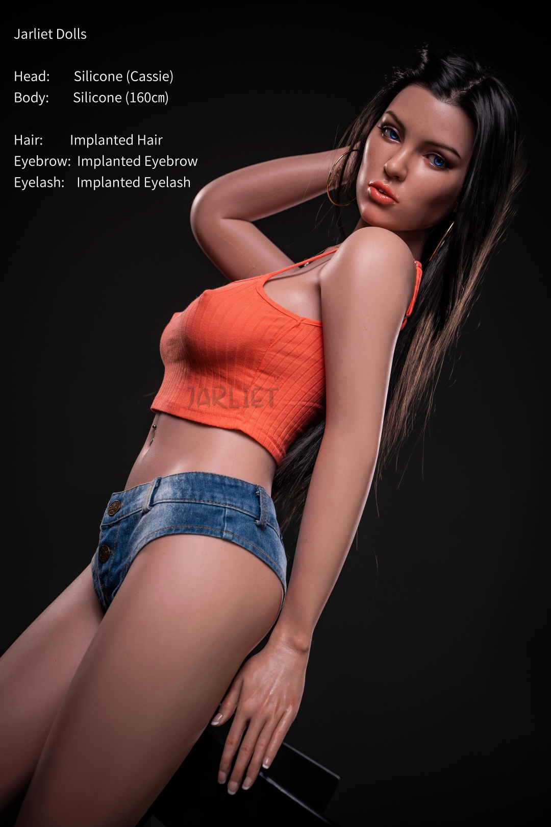 Jarliet丨Cassie-5ft 2/160cm Skinny Silicone Sex Doll-Honeylovedoll