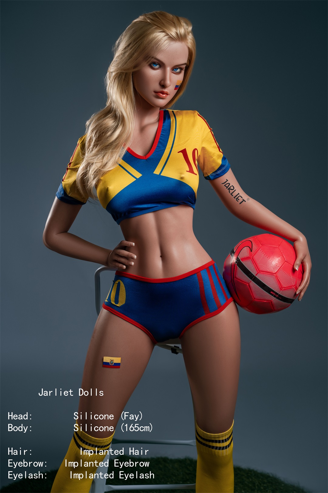 Jarliet | Fay -5ft 4/165cm Silicone Head Sex Doll