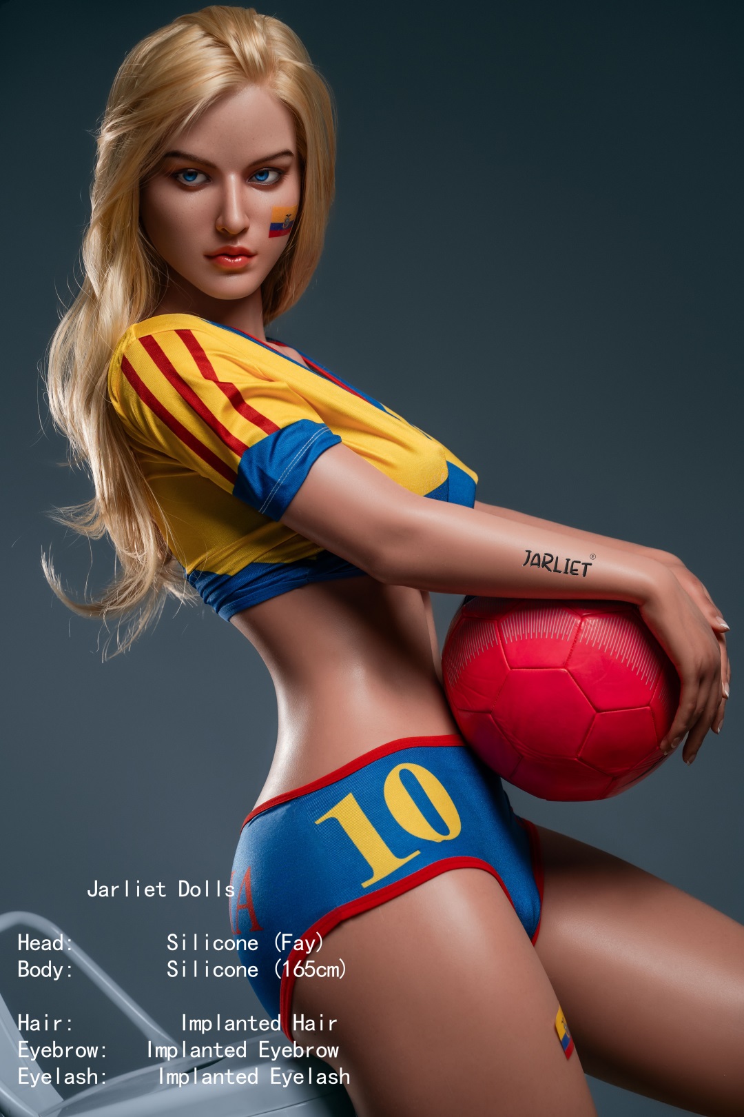 Jarliet | Fay -5ft 4/165cm Silicone Head Sex Doll