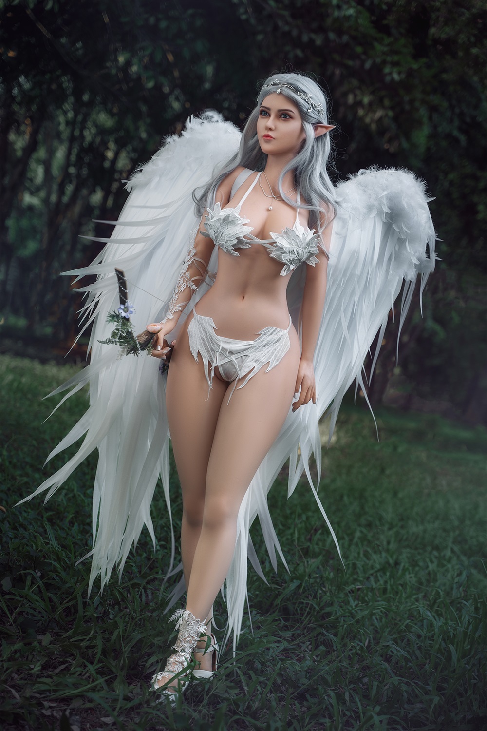  Seraphina - 5ft 5/164cm Silicone Sex Doll With Option TPE To Add Blowjob E-Hips Sucking 3 In 1