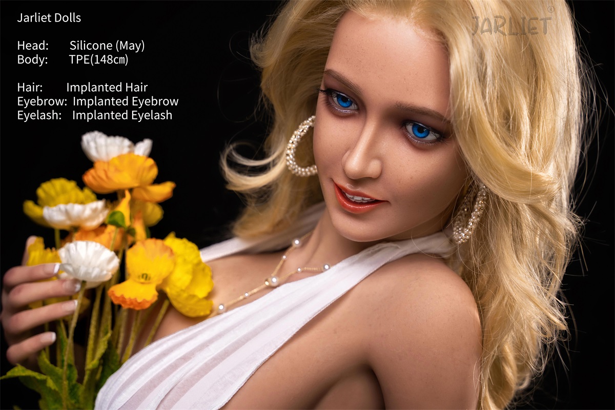 Jarliet | May -4ft 10/148cm Silicone head Sex Doll