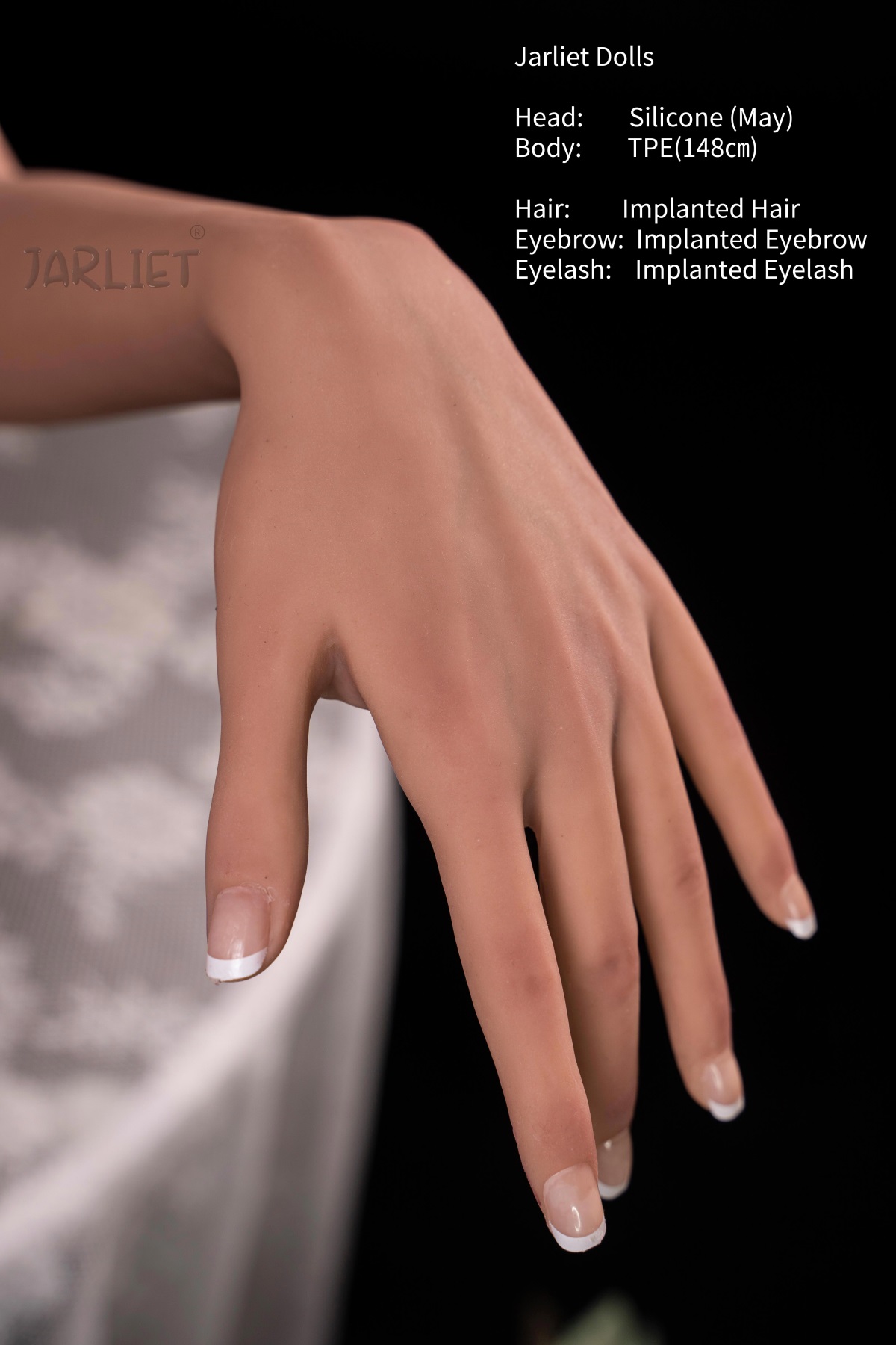 Jarliet | May -4ft 10/148cm Silicone head Sex Doll