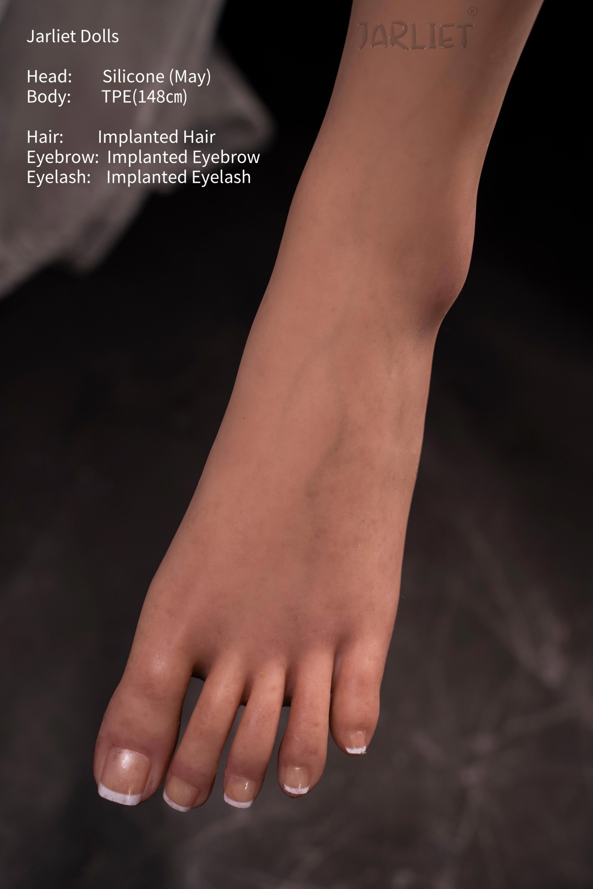 Jarliet | May -4ft 10/148cm Silicone head Sex Doll