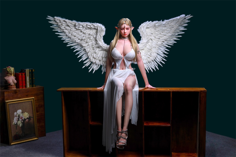 Angelina -168cm/5ft6  Blonde Angel Realistic Silicone Sex Doll