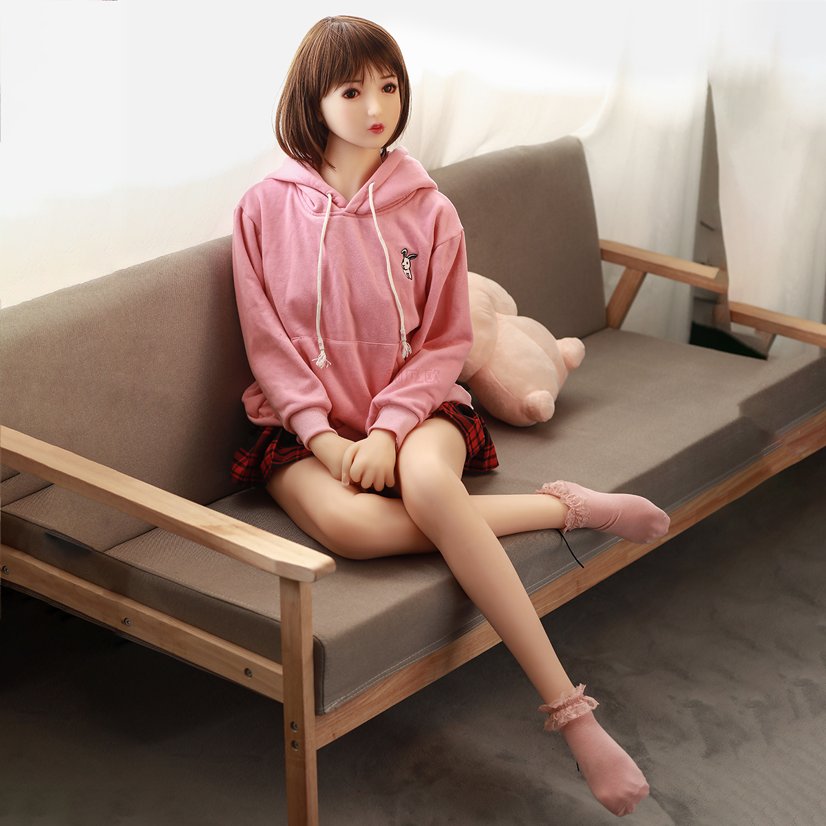 Muzi - 5ft 1/155cm Ultra Realistic Flat Sex Doll  (In Stock US)
