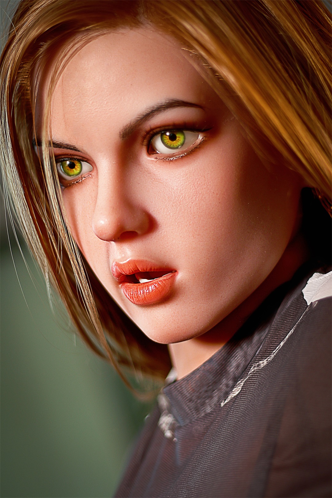 Carla-5ft 2/158cm Movable Jaw Silicone Head Sex Doll-First Love Doll