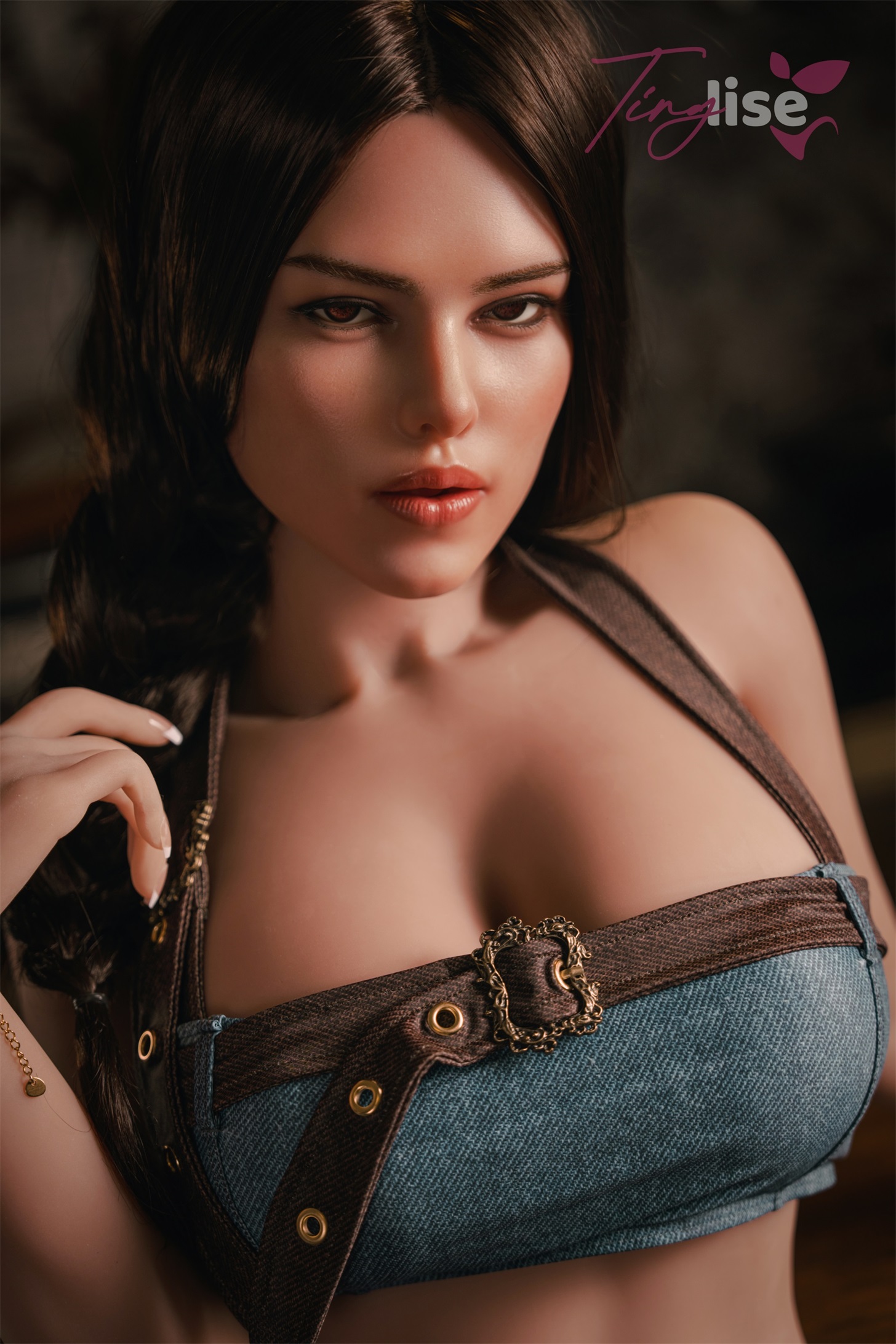 Tinglise | Raven - 5ft 5/166cm F-Cup ROS Head Customizable 3-in-1 Hybrid Sex Doll