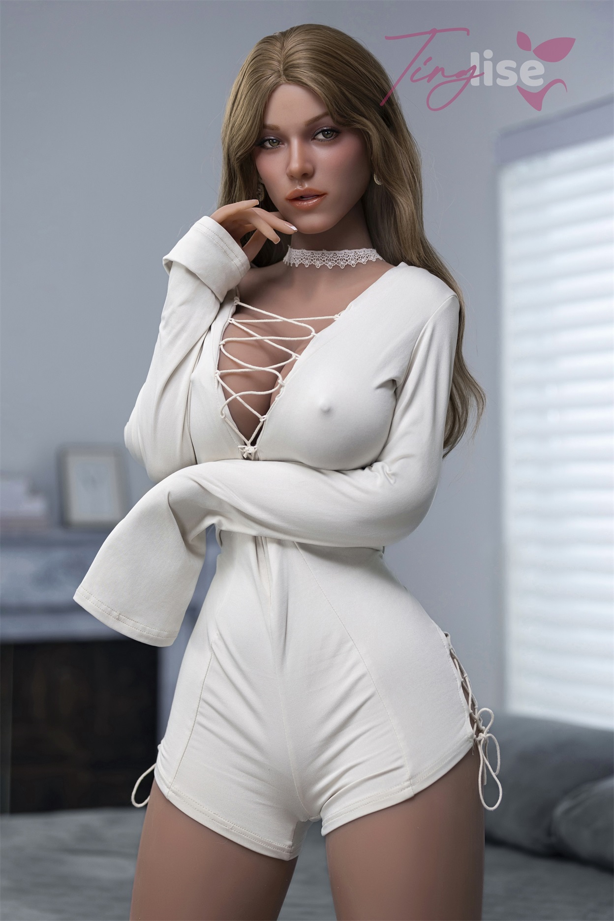 Tinglise | Aaliyah - 5ft 3/160cm F-Cup ROS Head Hybrid Sex Doll