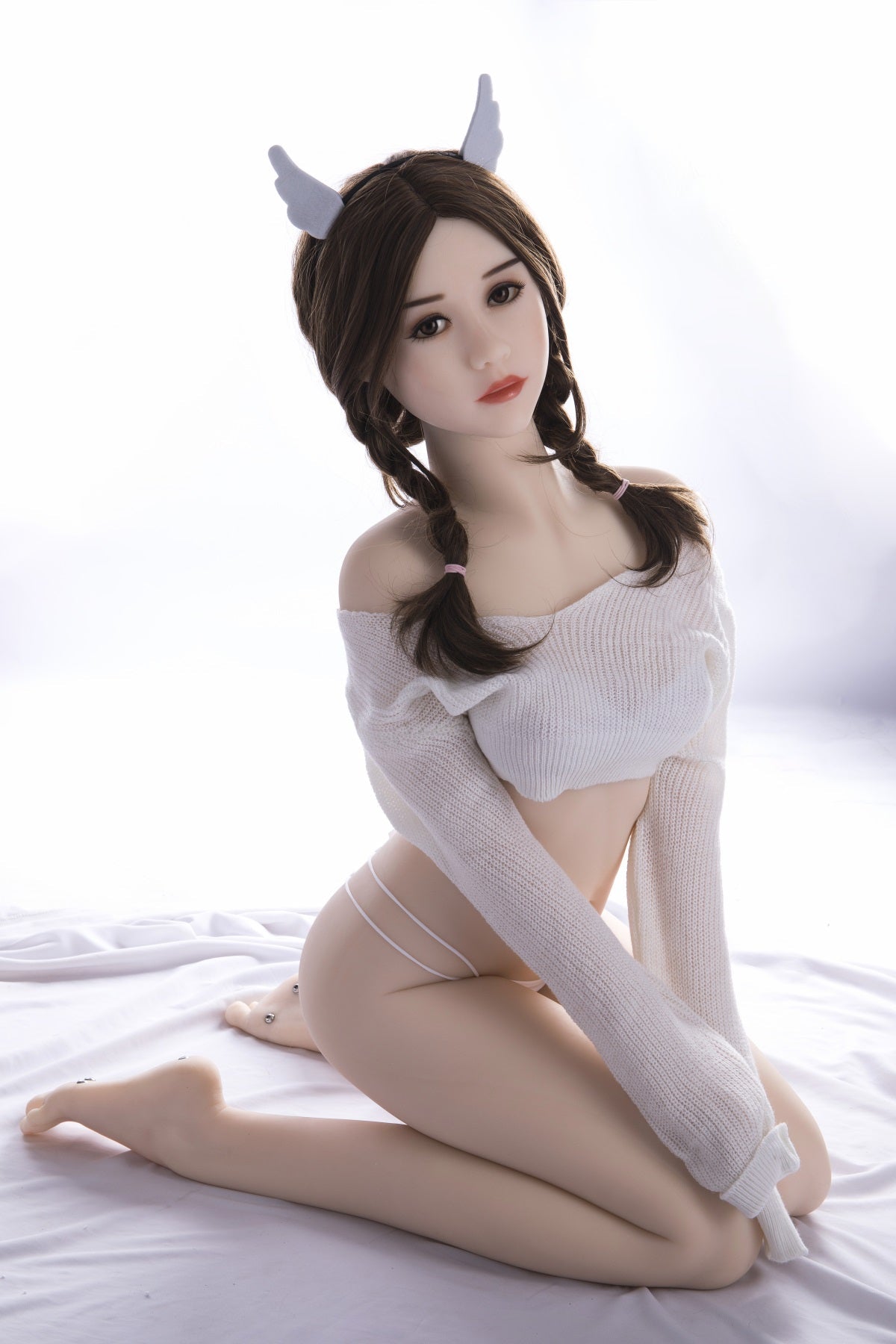 Cloud - 4ft 7(140cm) Ultra Realistic Sex Doll With Blonde Twist Braids-First Love Doll