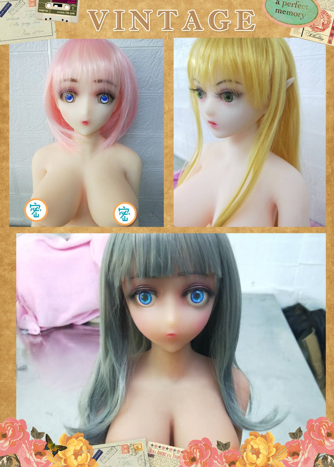 Dixie - 2ft7 (80cm) Anime Companion Doll Manga-First Love Doll