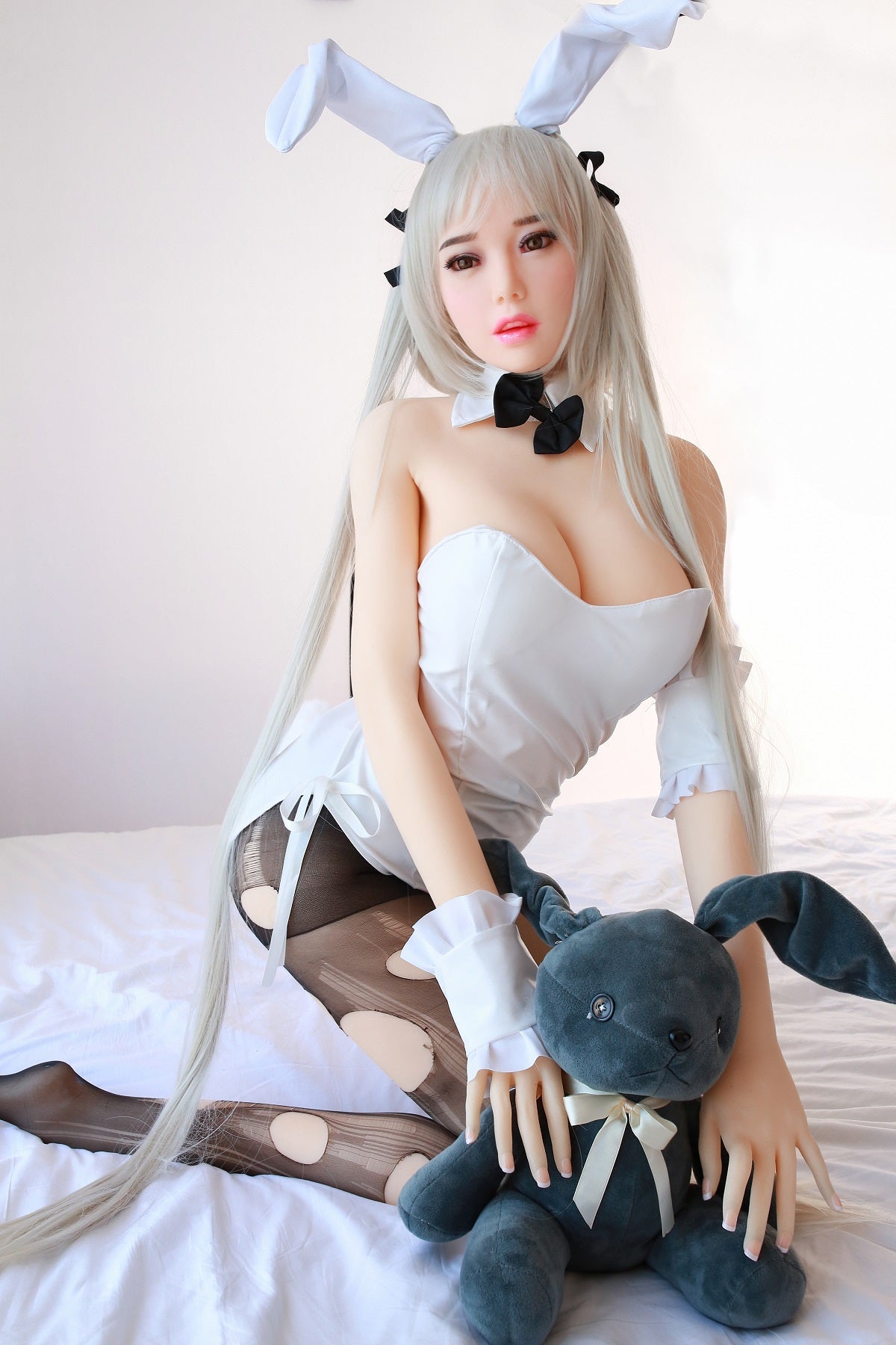 Denali - 5Ft2(158cm) Top Quality TPE Sex Doll With White Hair (In Stock EU)-First Love Doll