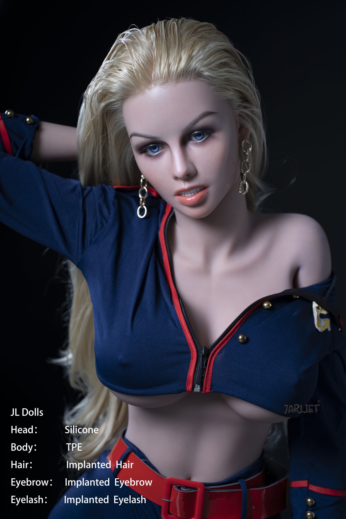 Jarliet | Blanche -4ft 10/148cm E-Cup Silicone head Sex Doll