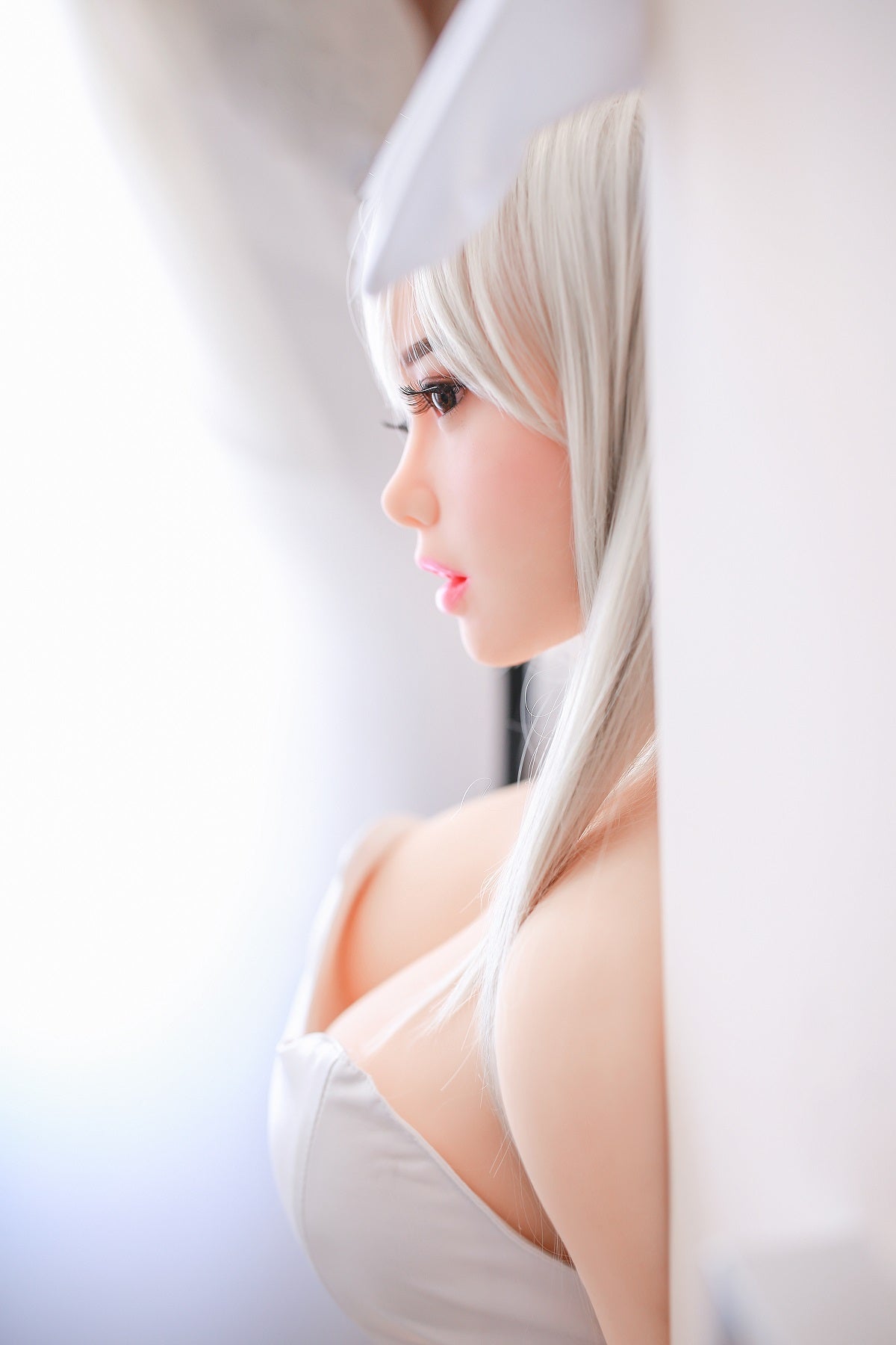 Denali - 5Ft2(158cm) Top Quality TPE Sex Doll With White Hair (In Stock EU)-First Love Doll