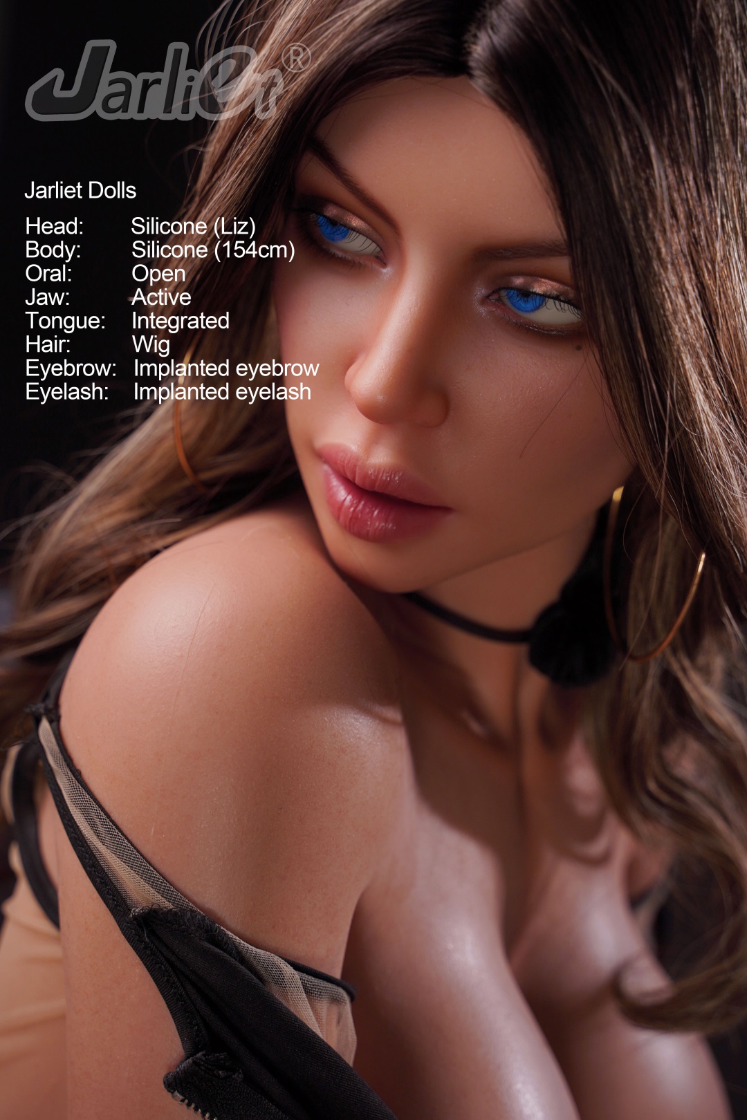 Jarliet丨Liz -5ft 1/154cm Movable Jaw Skinny Silicone Sex Doll-Honeylovedoll