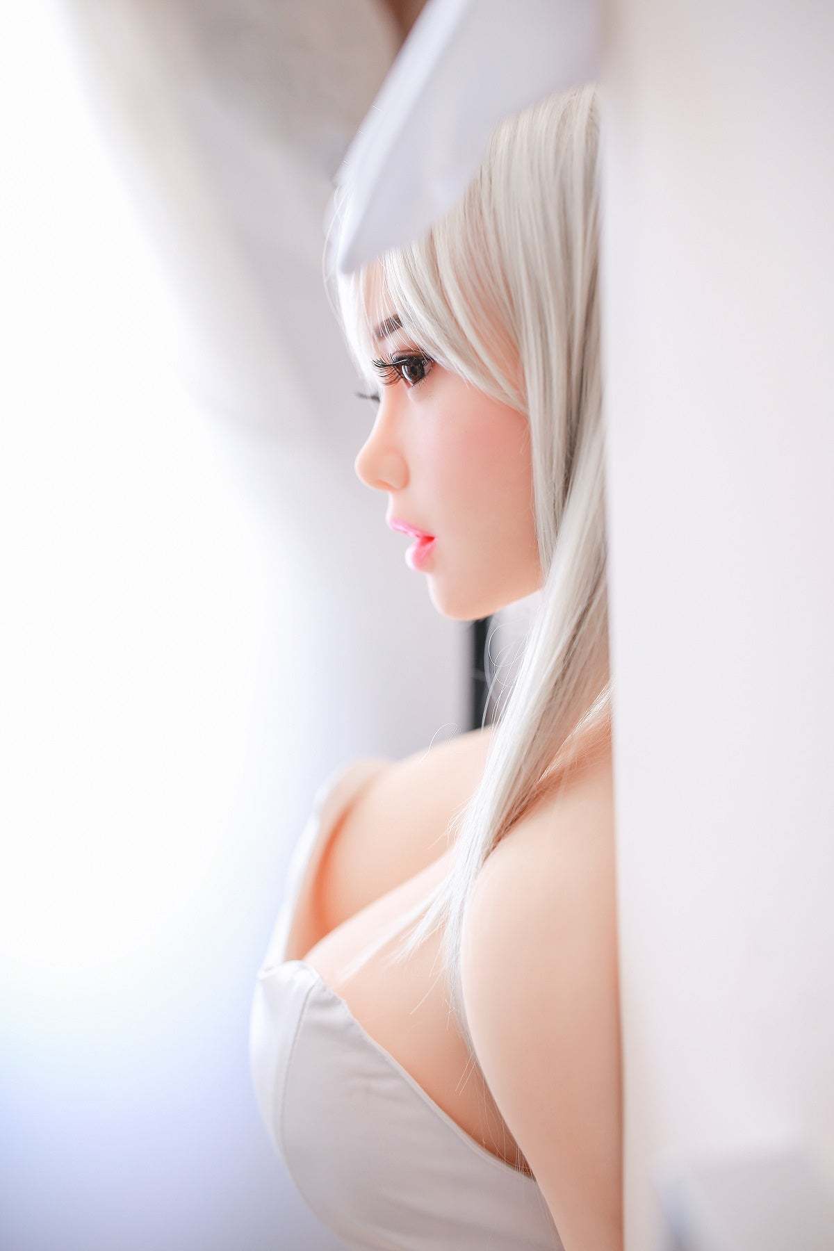 Denali - 5Ft2(158cm) Top Quality TPE Sex Doll With White Hair (In Stock US)-First Love Doll