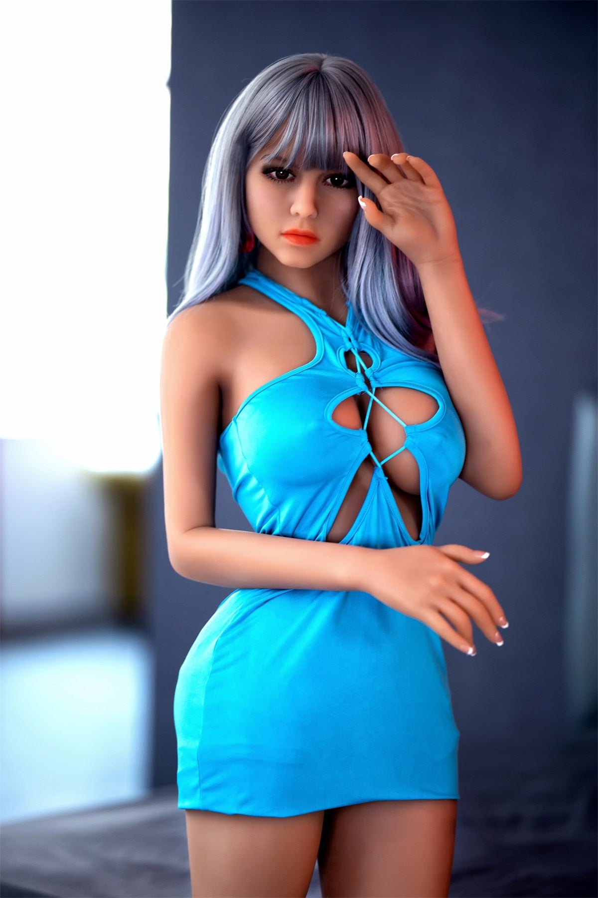 Heloise - 5ft 2(158cm) Gorgeous Ultra Realistic TPE Sex Doll With Long Straight Hair (In Stock US)-First Love Doll