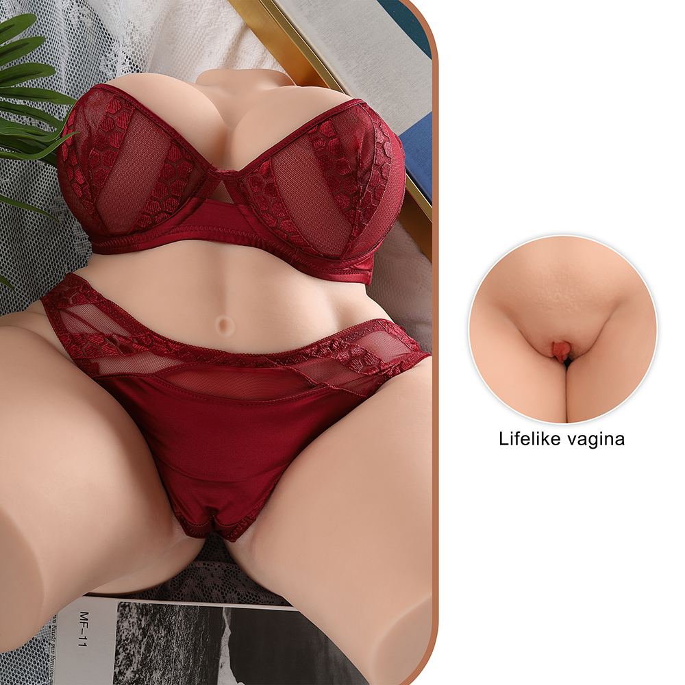 Elma - 42cm/16.5lb Torso Sex Doll (In Stock US)-First Love Doll