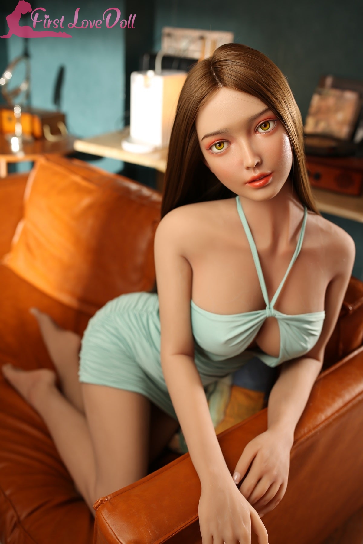 JX Doll | Yseult - 5ft 2/158cm Big Breasts Korean Style Silicone Sex Doll With Long Straight Hair-First Love Doll