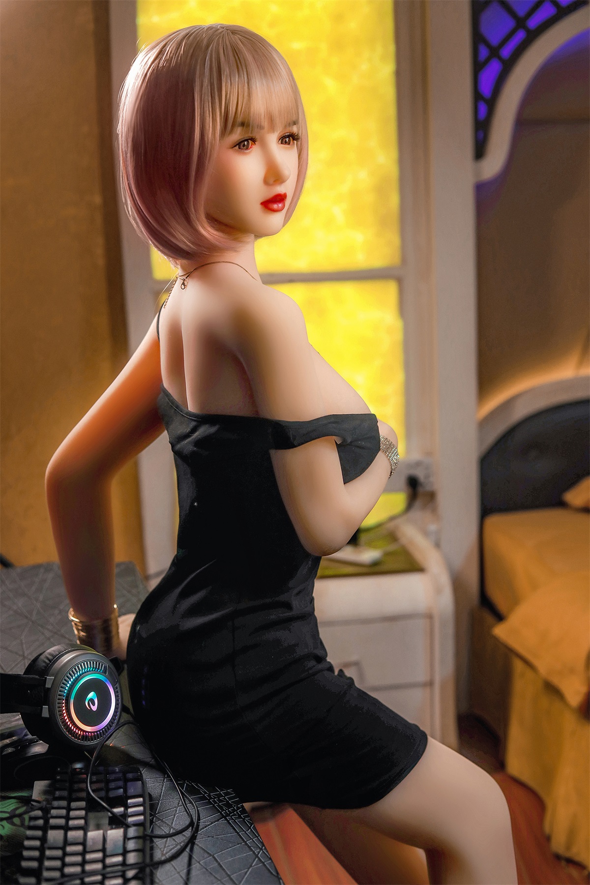 Sylvia - 165cm (5ft6) Big Breasts Gentle Sex Doll With Pretty Pink Hair-First Love Doll