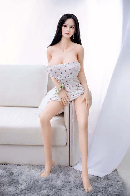 Sufi- 158cm (5ft2) Big Breast Chinese Style Sex Doll With Long Black Hair (In Stock US)-First Love Doll