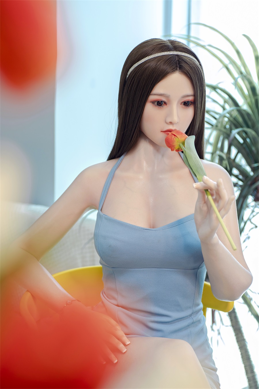 Aida - Japanese Style Big Boobs Gentle Realistic Silicone Sex Doll (5 Sizes)-First Love Doll