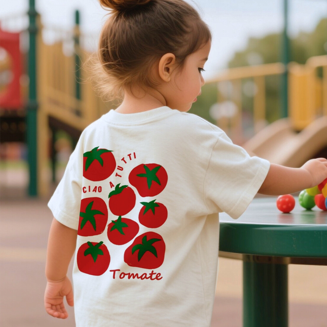 CIAO A TUTTI Baby 2-Piece Tomatoes Casual Pants Set