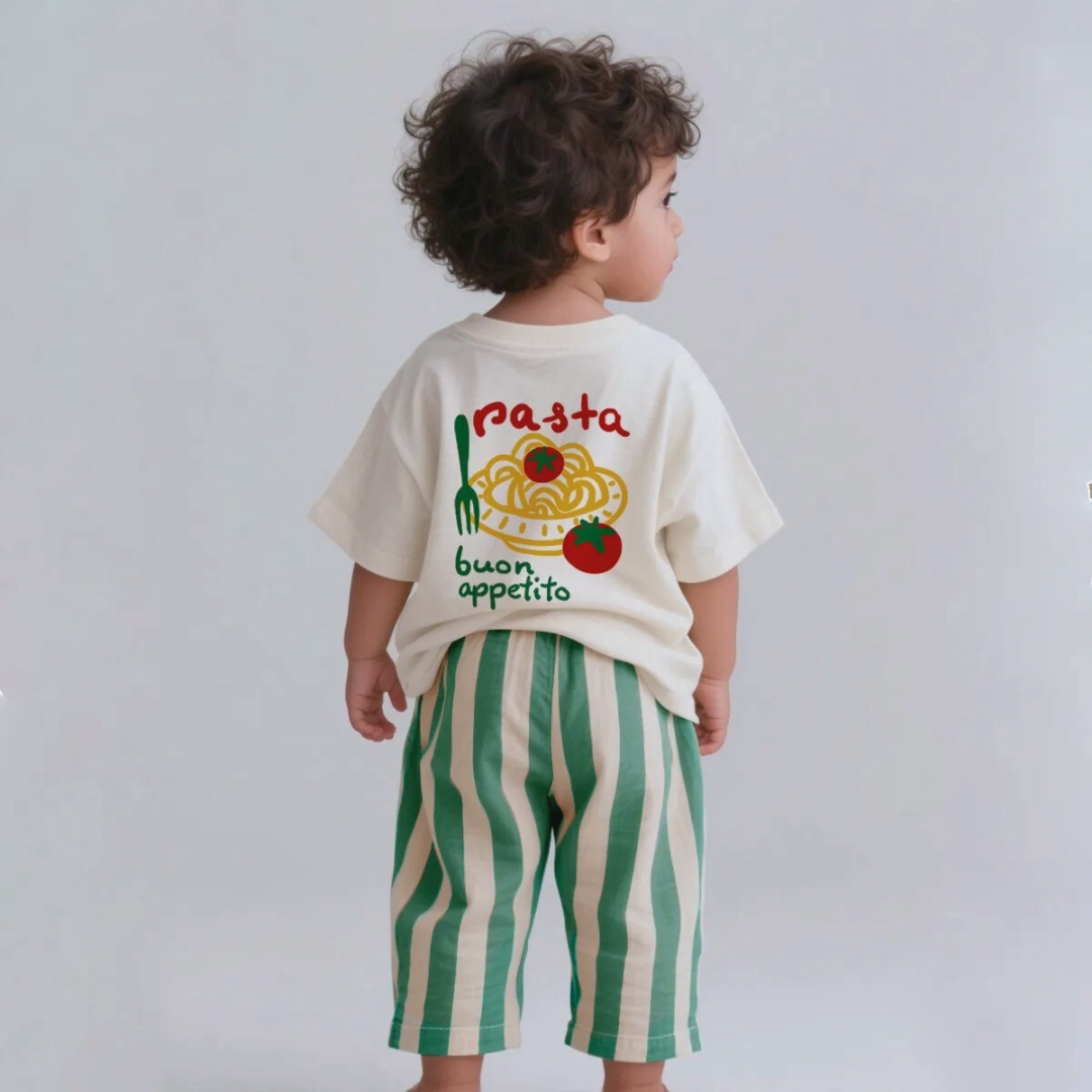 BUON APPETITO 2-Piece Pasta Casual Pants Set
