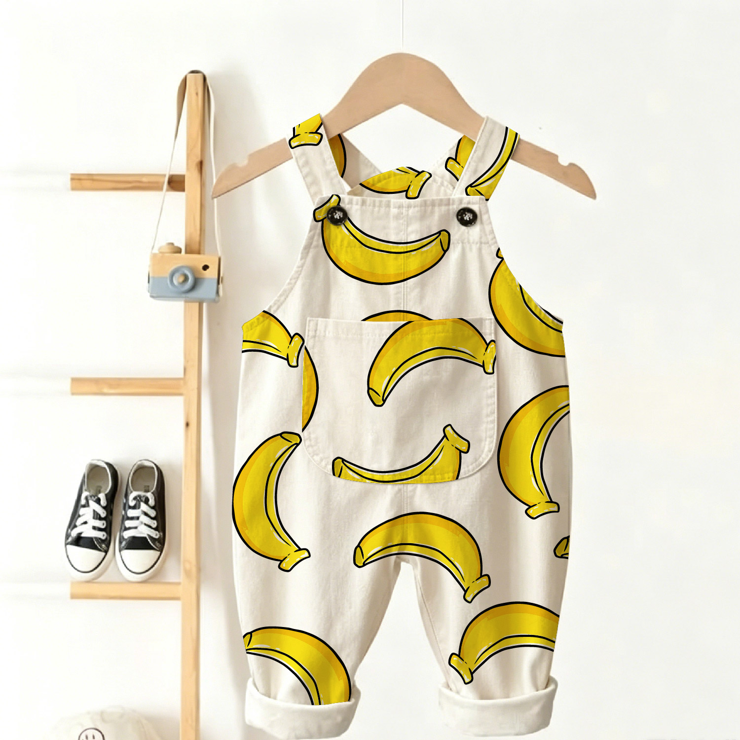 Baby Banana Patterns Overalls