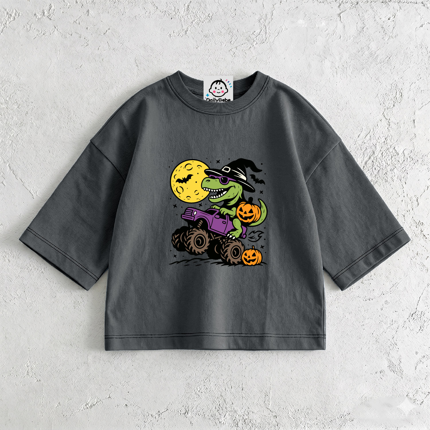 Baby & Kids Dinosaur Pumpkin T-Shirt (6M-12Y)