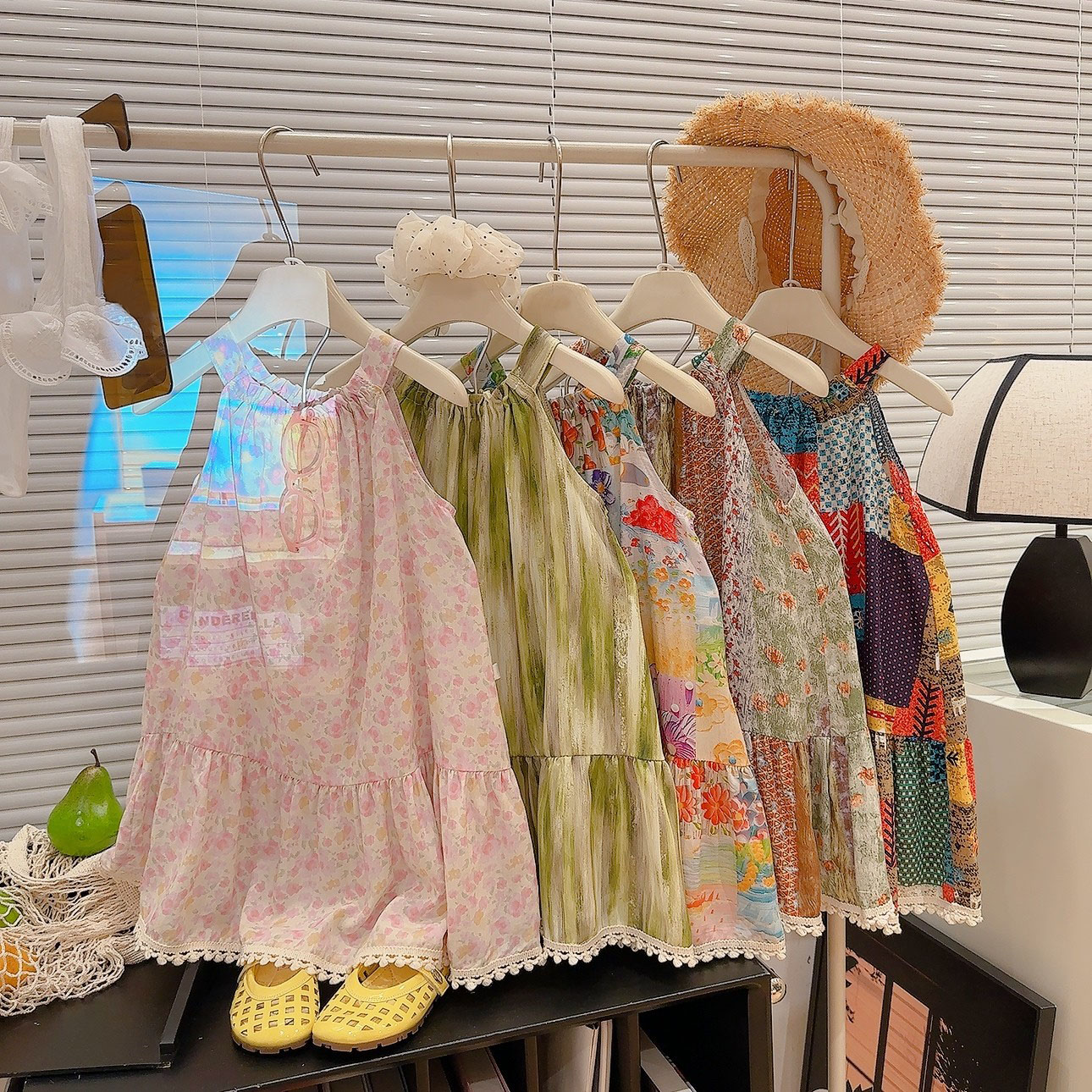 Kids Floral Beach Camisole Dress